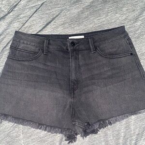 Happily Grey Denim Shorts in Black Size 30!